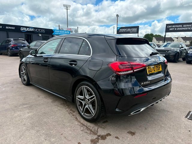 Mercedes-Benz A Class A200d Amg Line Hatchback GU70OSF Black #3