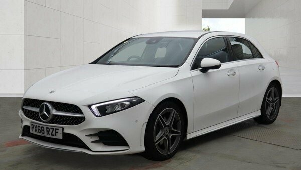 Mercedes-Benz A Class A180d Amg Line Executive PX68RZF White #2