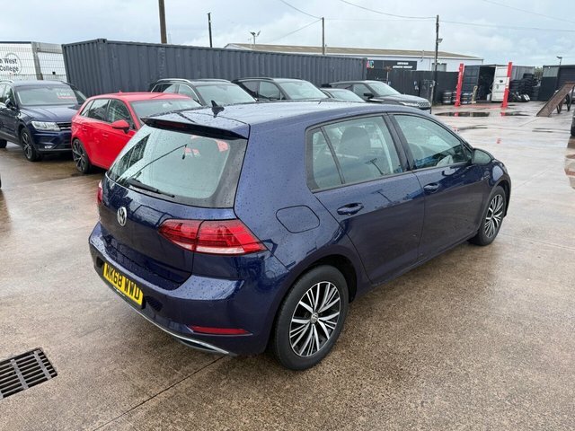 Volkswagen Golf Tdi Se Nav Hatchback MK68WWD Blue #2