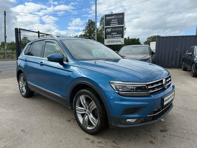 Volkswagen Tiguan Tdi Sel Suv FY18FKJ Blue