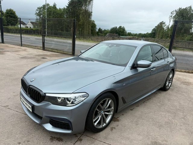 BMW 5 Series 520D M Sport Saloon Blue #6