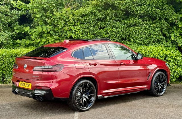 BMW X4 Suv Red #4