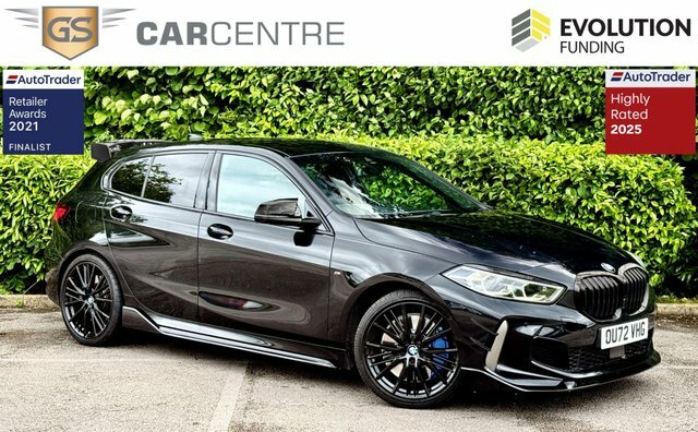 BMW 1 Series Hatchback OU72VHG Black