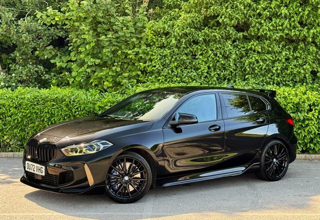 BMW 1 Series Hatchback OU72VHG Black #2