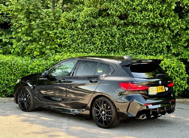 BMW 1 Series Hatchback OU72VHG Black #3