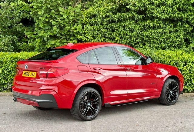 BMW X4 Suv Red #4