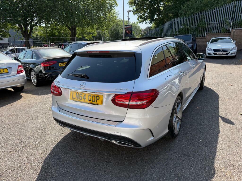 Mercedes-Benz C Class 2.1 C220 Bluetec Amg Line G-tronic Euro 6 S S Silver #3