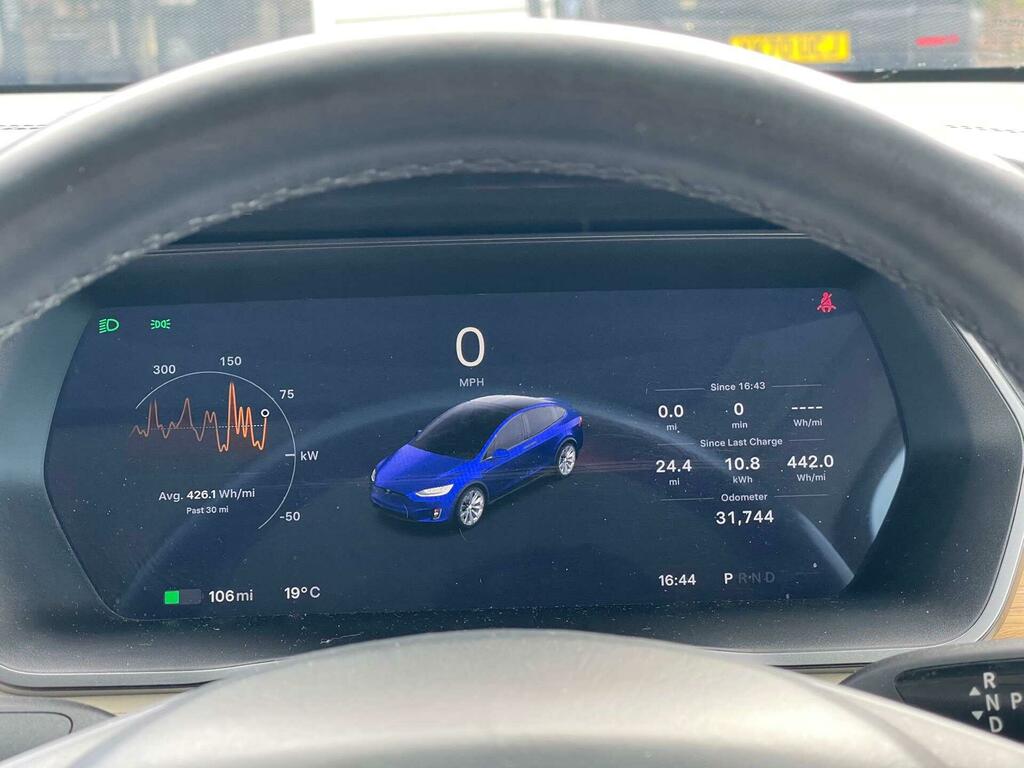 Tesla Model X 449Kw 100Kwh Dual Motor White #12