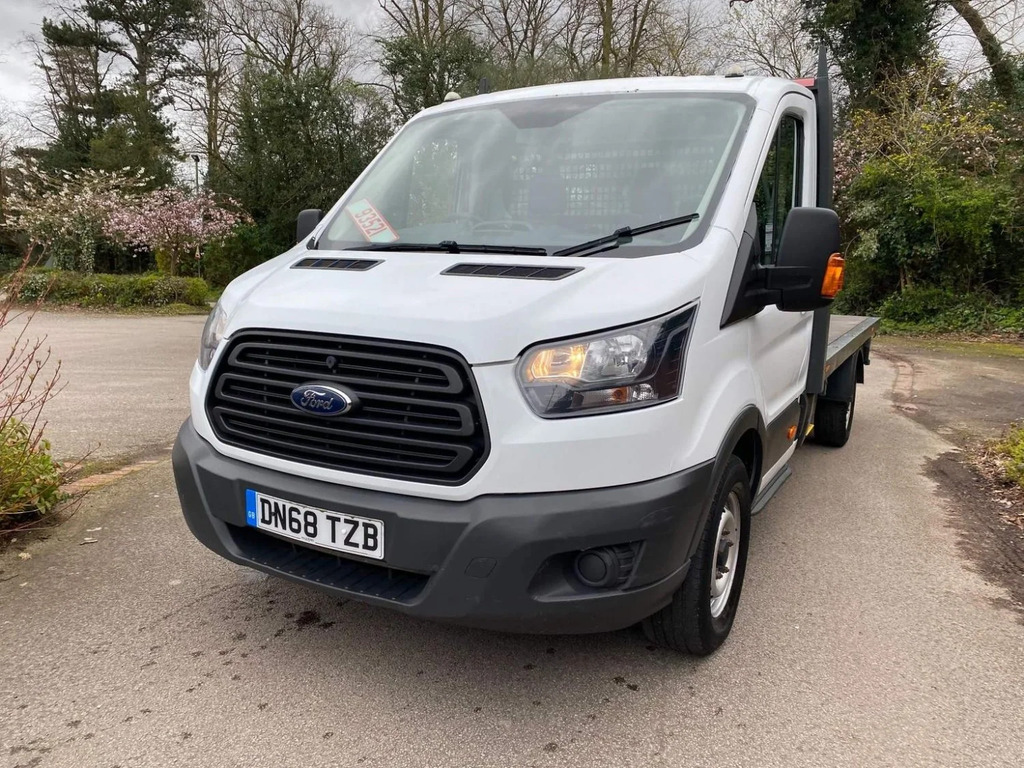 Ford Transit Custom Dropside 2.0 350 Ecoblue Rwd L4 H1 Euro 6 201 DN68TZB White #2
