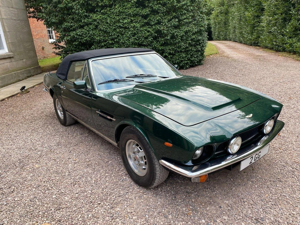 Aston Martin V8 Convertible 5.3 Volante 1979T UUJ634 Green #5