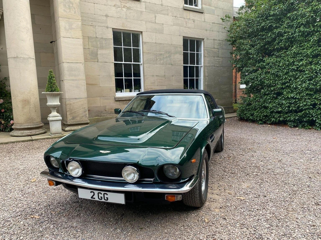 Aston Martin V8 Convertible 5.3 Volante 1979T UUJ634 Green #4