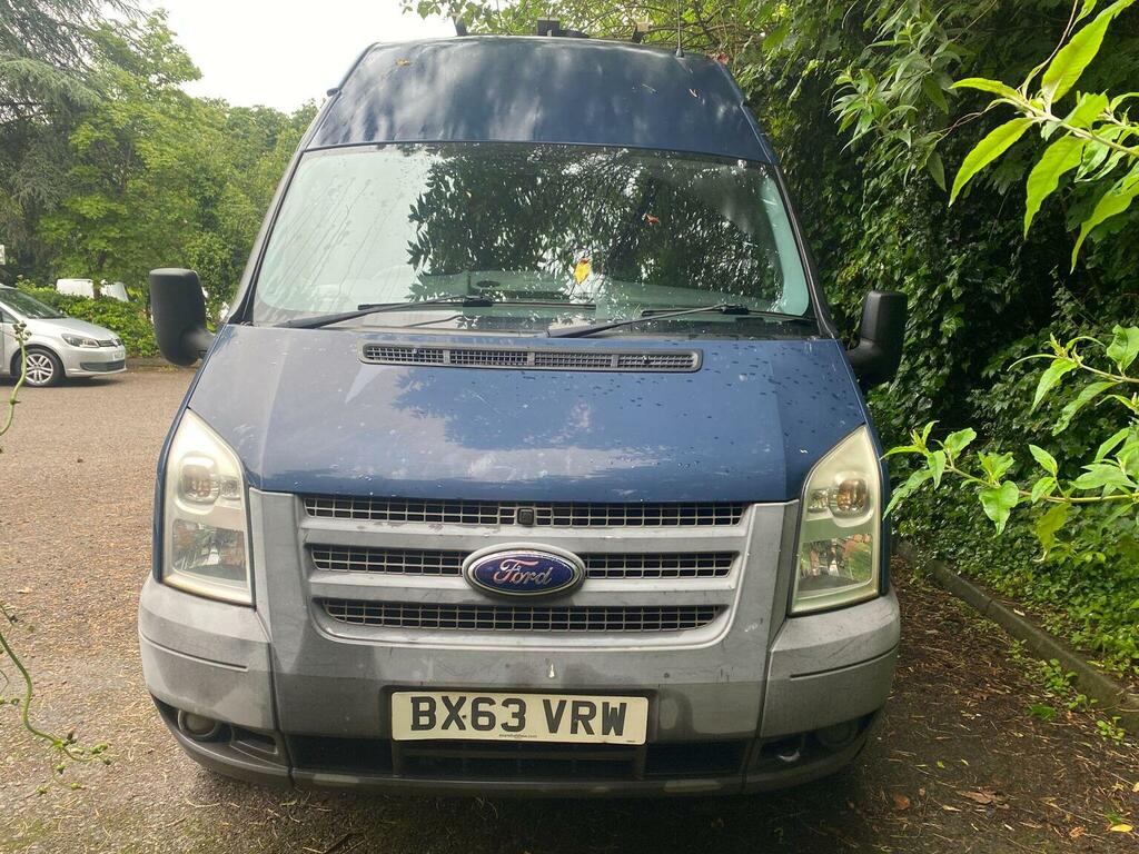 Ford Transit Custom Panel Van 2.2 Tdci 350 Fwd L2 H3 201363 Blue #2