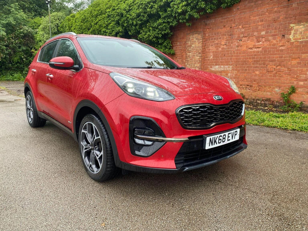 Kia Sportage Suv 1.6 Crdi Gt-line Dct Awd Euro 6 Ss 201 Red