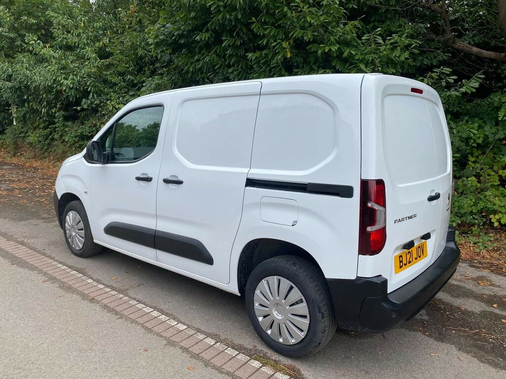Peugeot Partner 1.5 Bluehdi 1000 Professional Standard Panel Van S White #6