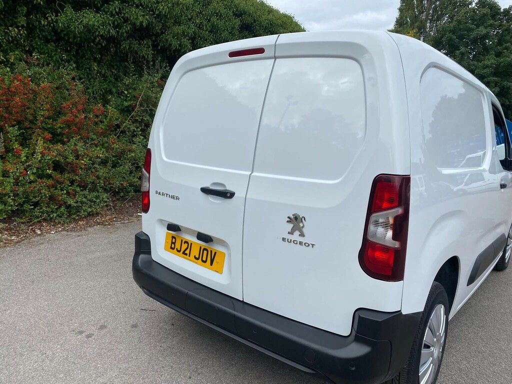 Peugeot Partner 1.5 Bluehdi 1000 Professional Standard Panel Van S White #3