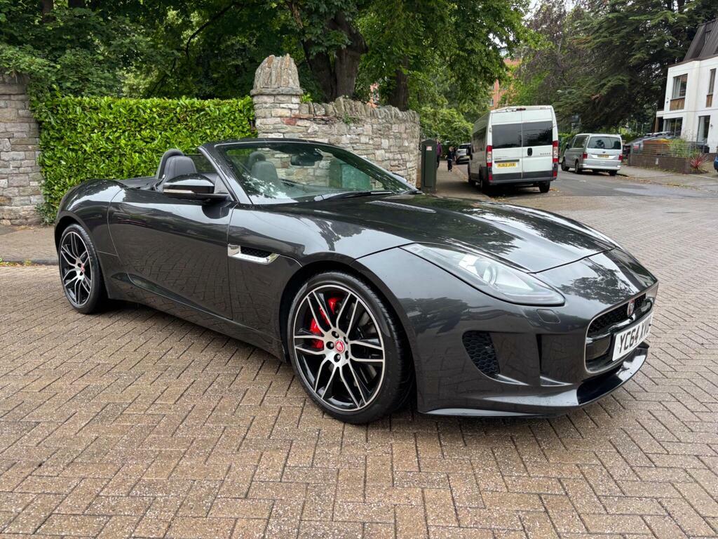 Jaguar F-Type 3.0 V6 S Convertible YC64XVU Grey #3
