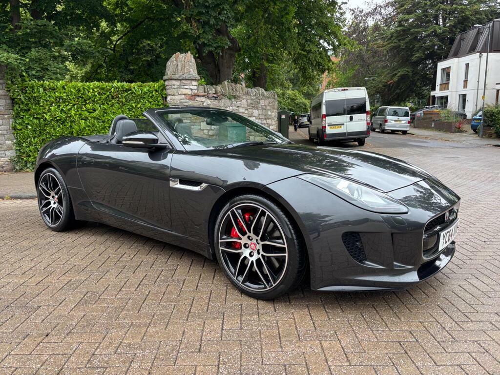 Jaguar F-Type 3.0 V6 S Convertible YC64XVU Grey #4