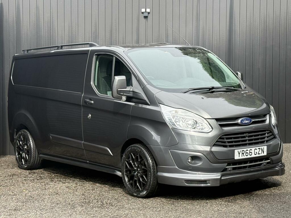 Ford Transit Custom 2.0 Tdci 130Ps G-sport Limited Panel Van Lwb L2 H1 YR66GZN Grey #4