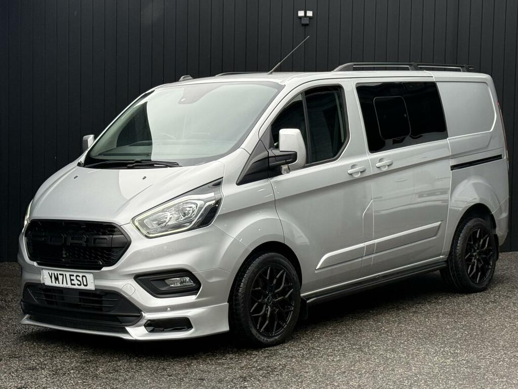 Ford Transit Custom 2.0 130Ps G-sport Ecoblue Limited Crew Van Double Silver #6