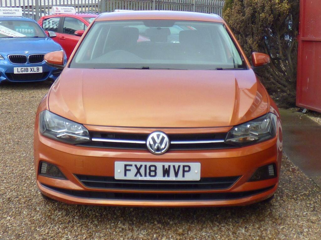 Volkswagen Polo Hatchback 1.0 Tsi Se 5-Door 11,000 Miles Full Serv Orange #3