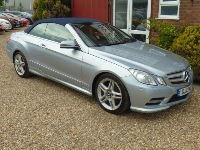 Mercedes-Benz E Class Convertible 3.0 E350 Cdi V6 Blueefficiency Sport, Silver