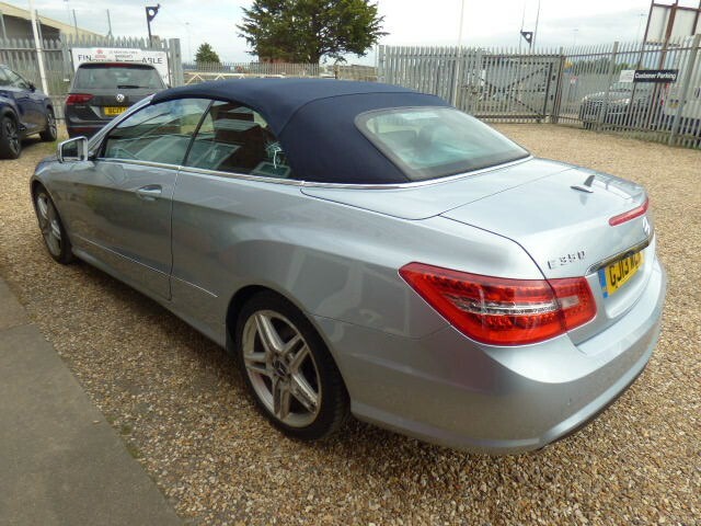 Mercedes-Benz E Class Convertible 3.0 E350 Cdi V6 Blueefficiency Sport, GJ13WLR Silver #6