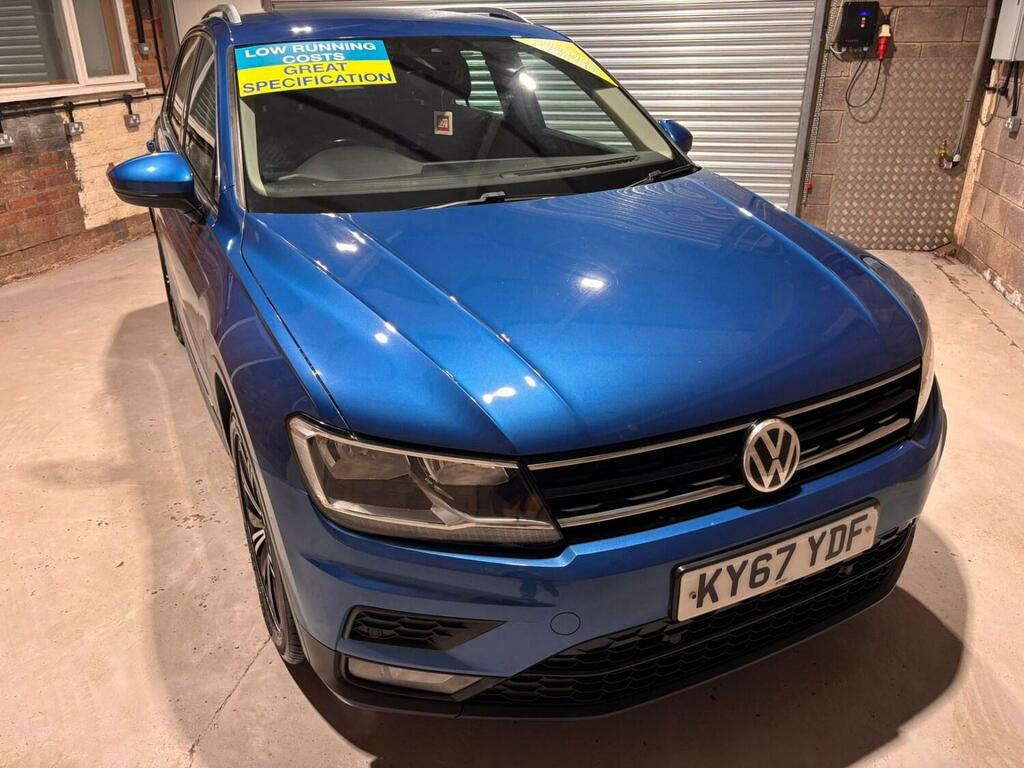 Volkswagen Tiguan 2.0 Tdi 150 Se Nav KY67YDF Blue #3