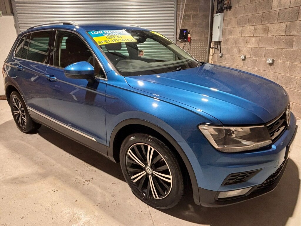 Volkswagen Tiguan 2.0 Tdi 150 Se Nav KY67YDF Blue #4