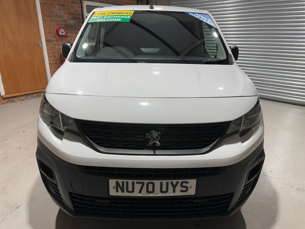 Peugeot Partner 1000 1.5 Bluehdi 100 Professional Van White #2