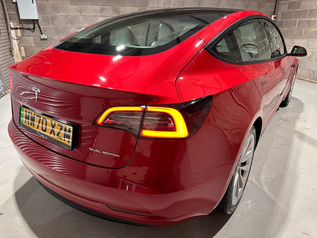 Tesla Model 3 Long Range Awd Red #6