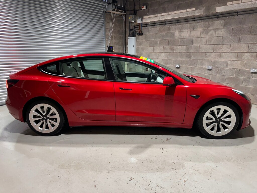 Tesla Model 3 Long Range Awd Red #5