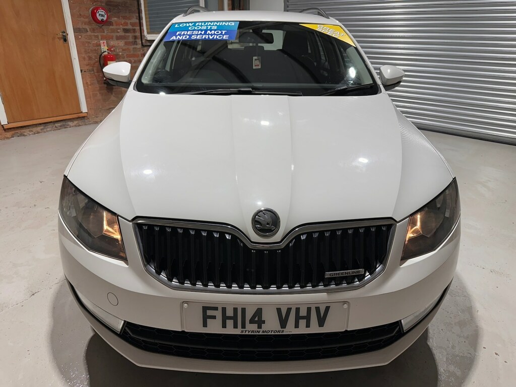 Skoda Octavia 1.6 Tdi Cr Greenline III White #2