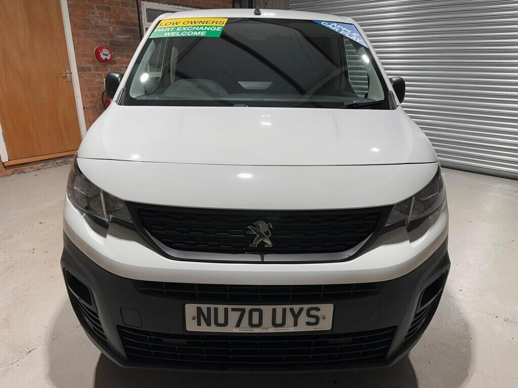 Peugeot Partner 1000 1.5 Bluehdi 100 Professional Van White #2
