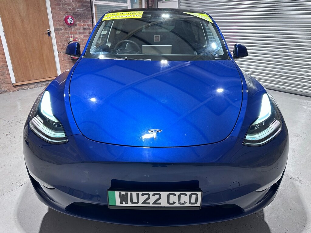 Tesla Model Y Long Range Awd Blue #2