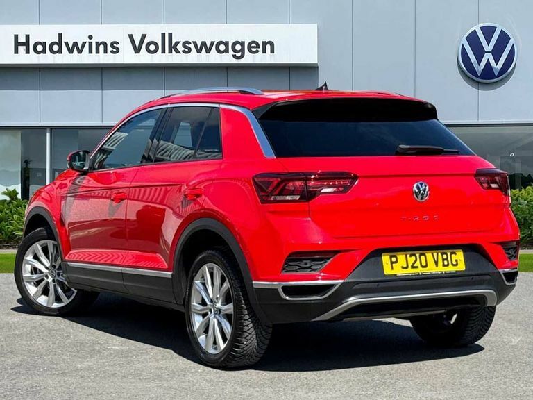 Volkswagen T-Roc 1.5 Tsi Evo Sel Dsg Red #3
