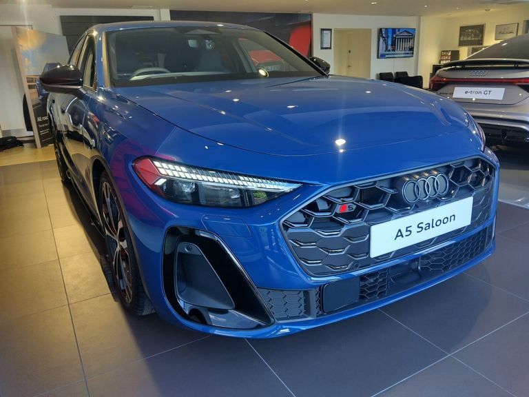 Audi S5 3.0 Tfsi Black Edition Saloon S Tronic Quattro Eur Blue