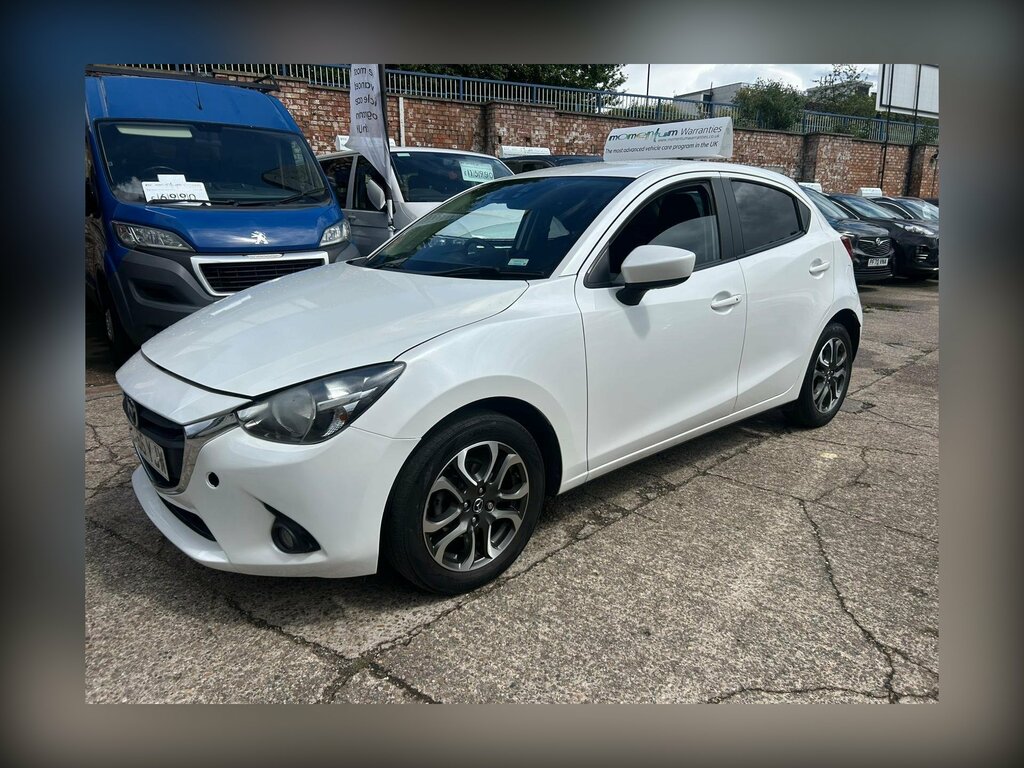 Mazda 2 1.5 Skyactiv-g Sport Nav Euro 6 Ss DX66YJW White #2