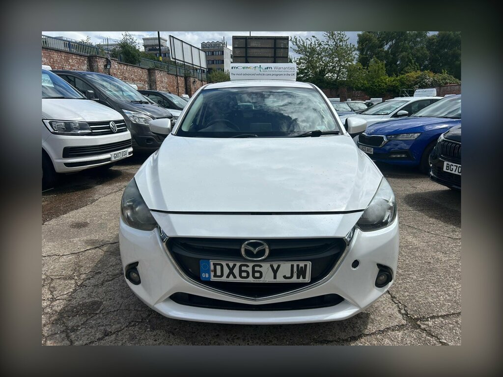 Mazda 2 1.5 Skyactiv-g Sport Nav Euro 6 Ss DX66YJW White #5