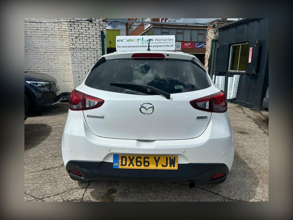 Mazda 2 1.5 Skyactiv-g Sport Nav Euro 6 Ss DX66YJW White #6