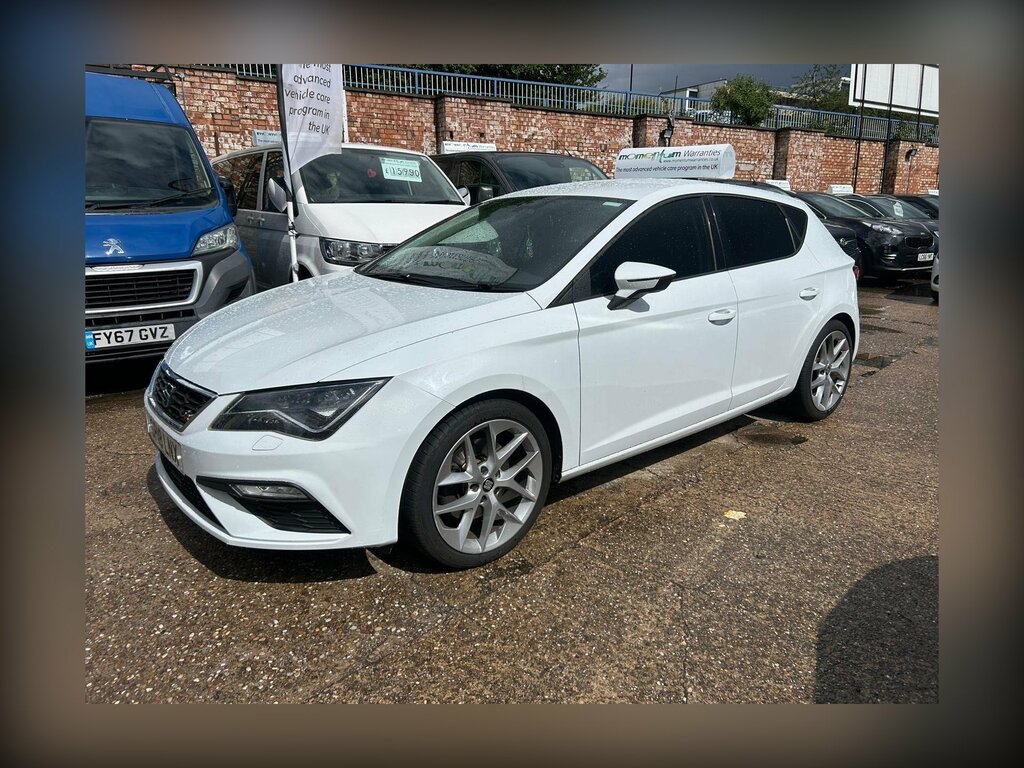 Seat Leon 1.8 Tsi Fr Technology Euro 6 Ss White #2