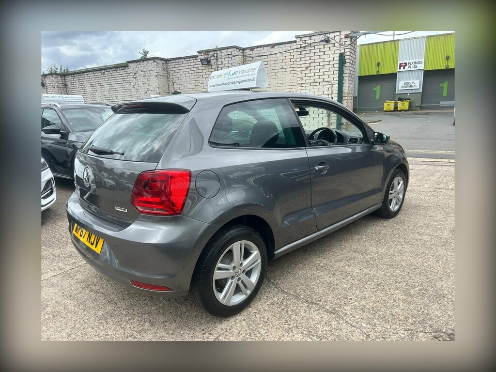 Volkswagen Polo 1.0 Match Edition Euro 6 Ss WP67NJV Grey #3