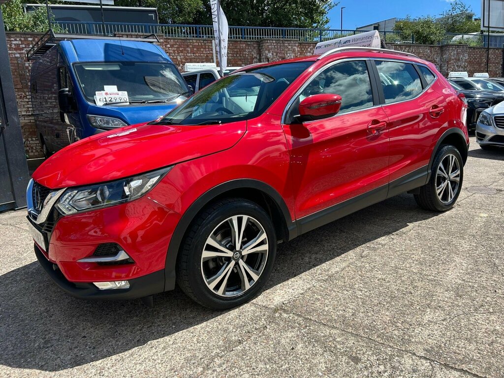 Nissan Qashqai 1.5 Dci Acenta Premium Dct Euro 6 Ss Red #2