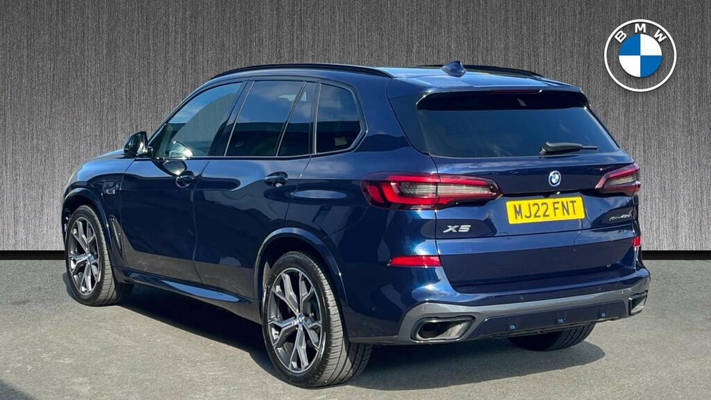 BMW X5 3.0 45E 24Kwh M Sport Xdrive Euro 6 Ss MJ22FNT Blue #2