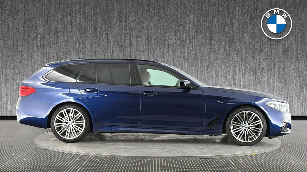 BMW 5 Series 2.0 520D M Sport Touring Euro 6 Ss Blue #3