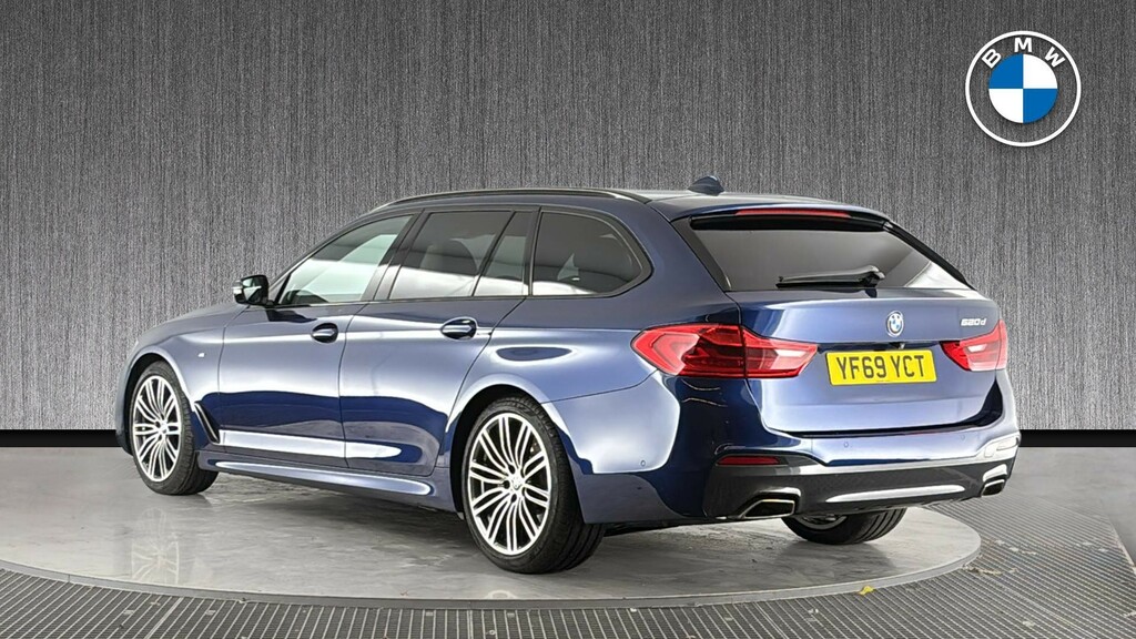 BMW 5 Series 2.0 520D M Sport Touring Euro 6 Ss Blue #2