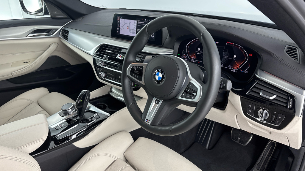 BMW 5 Series 2.0 520D M Sport Touring Euro 6 Ss Blue #6