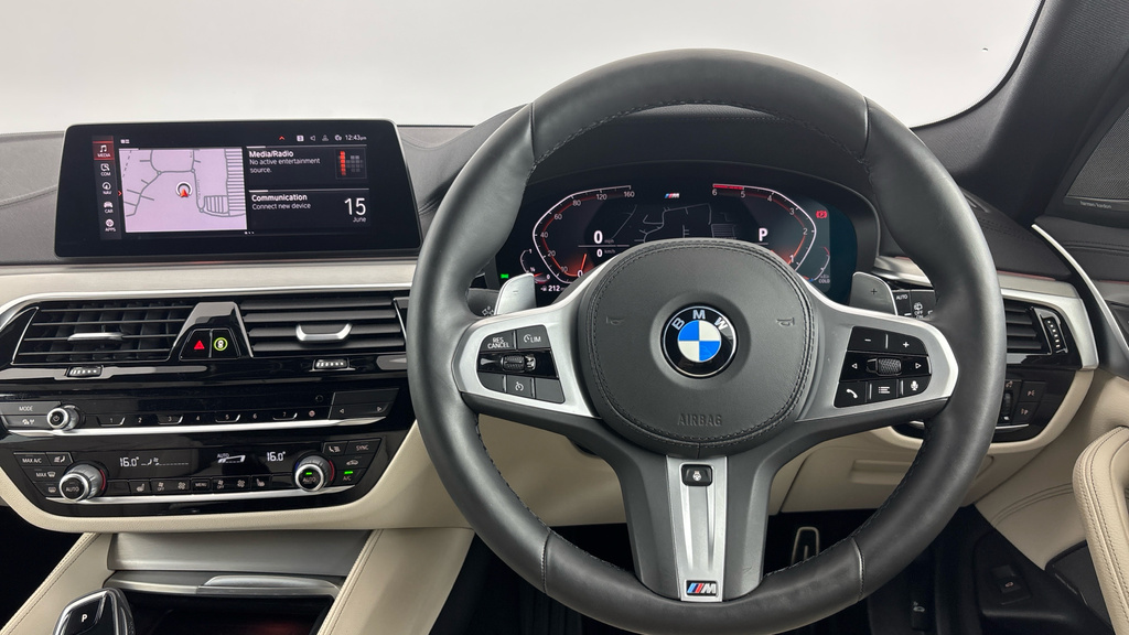 BMW 5 Series 2.0 520D M Sport Touring Euro 6 Ss Blue #5
