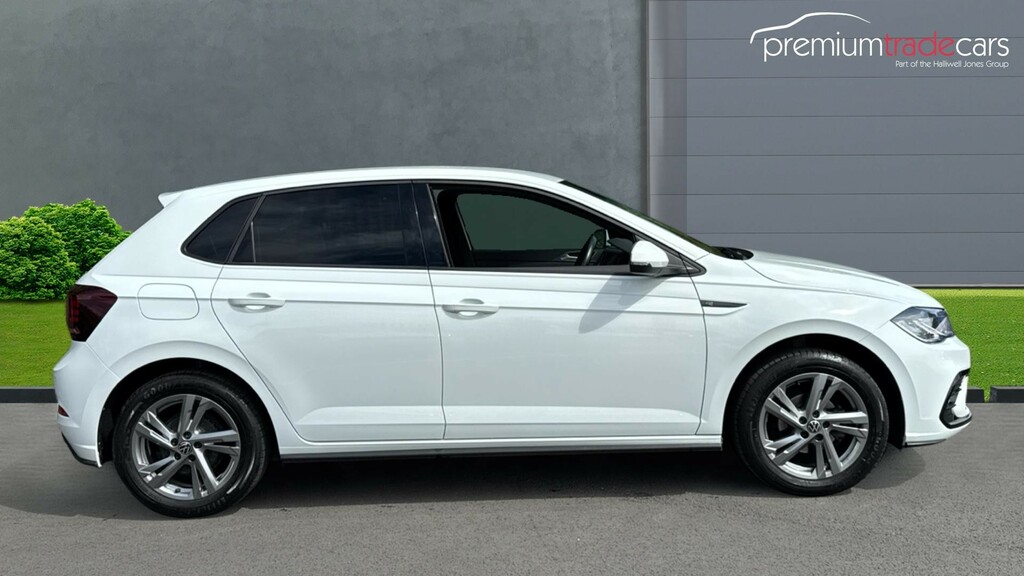 Volkswagen Polo 1.0 Tsi R-line Euro 6 Ss White #3
