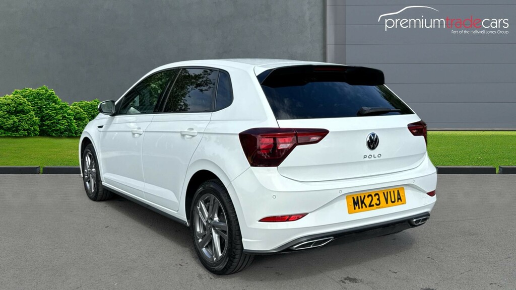 Volkswagen Polo 1.0 Tsi R-line Euro 6 Ss White #2