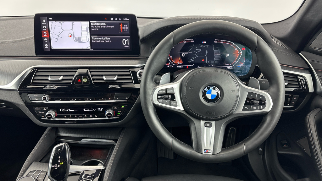 BMW 5 Series 2.0 520I Mht M Sport Steptronic Euro 6 Ss Black #5